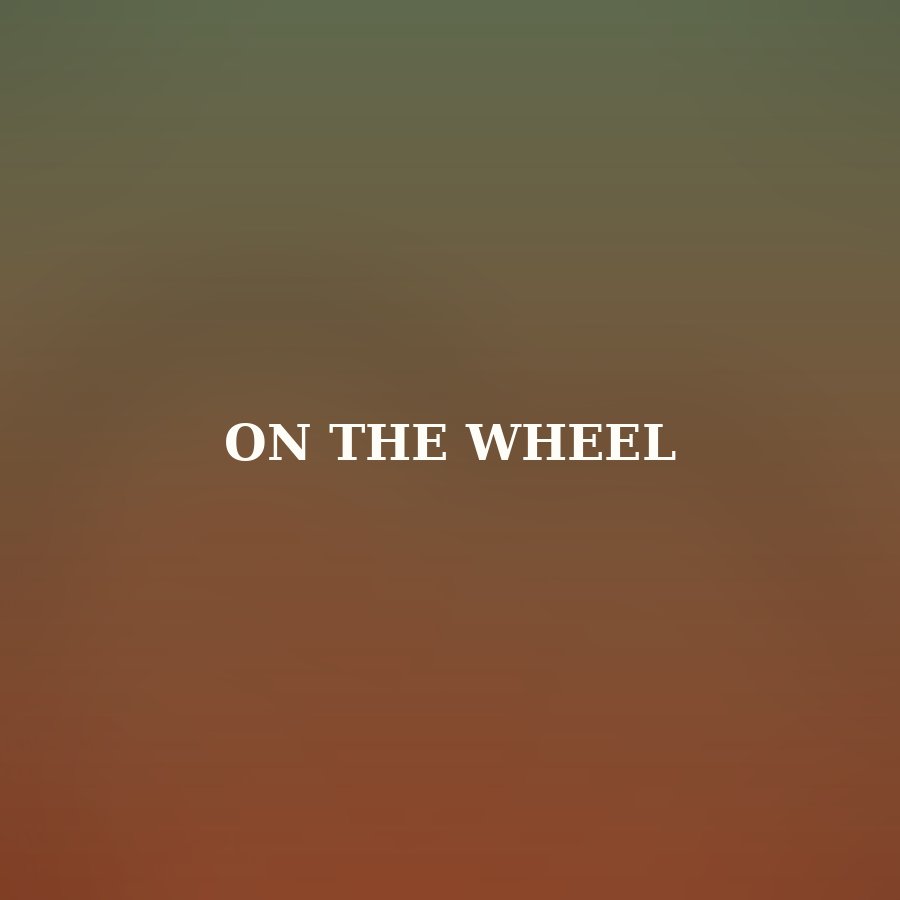 A studio potter throwing clay on the wheel